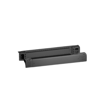 VX Sokkelhoekstuk & plint, voor en achter, B800xH100, RAL9005, 2st