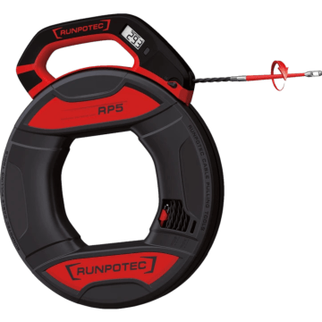 Runpotec, RUNPO 5 Getwiste Trekveer met 2x Runpogleiter in Box met Lengtemeter 20m