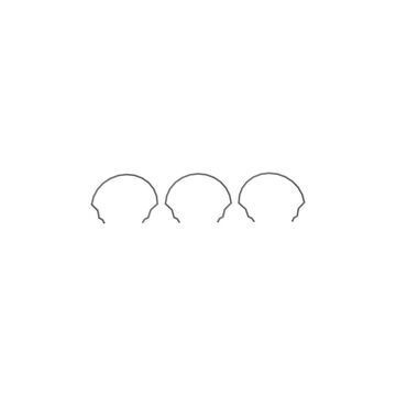 Set a 3 draadbeugels Cable Go