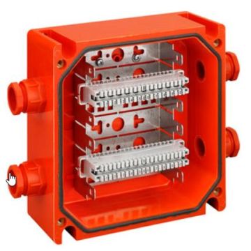WKE 405 LSA, Functiebehoud verbindingsdoos, L200 x B200 x H110mm, oranje