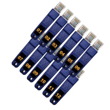 TREND, SignalTEK QT, 6A-REMOTE-RJ45 Male, Set 12 stuks, NR 1 tot 12