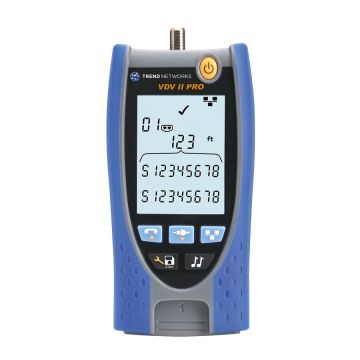 TREND, VDV II Pro, Voice, Video en kabel Verifier, Cloud Rapportage via Bluetooth Anyware App
