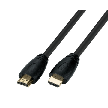 TTL, HDMI 2.0 kabel, HDMI-A, Male-Male Verguld, UltraFlex/UL, zwart, 20m