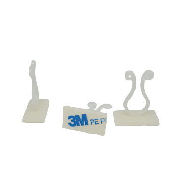Twist Lock, zelfklevende (3M) organiser voetjes, OD 11.43, H32mm, wit