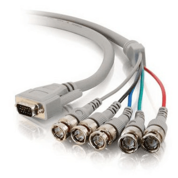 Verloopkabel VGA15P- HD naar 5xBNC, grijs, 1.8m, EOL