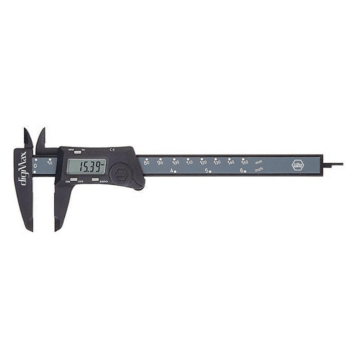 Digitale Schuifmaat, digiMax. 411 170 1, aflezing 0.01mm in blister