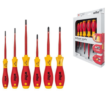 SoftFinish Electric slimFix SL/PH/PZ Xeno Schroevendraaierset 3201 K6 01, 6-delig