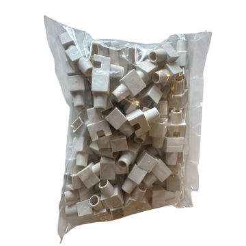 AMP, Tule, wit zonder lipbescherming, OD max 6mm