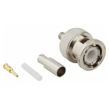 Amphenol, RFX BNC Krimp connector, recht, 50 ohm, RG174, RG188, RG316