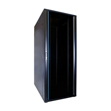 BasicLine, Patchkast 47HE, 19inch, B800xD1200xH2200mm, Glasdeur, achter staal, RAL9005