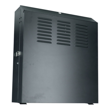 Basicline, Wandkast 2HE diagonaal, 5HE horizontaal montageprofiel 570mm, B675xD250xH730, RAL9005