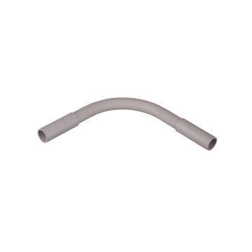 Bocht, LSOH, Mof naar Mof, 19mm, Lichtgrijs