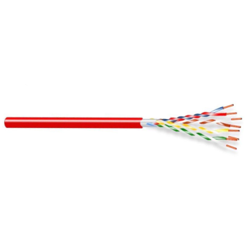 Datakabel, PH60/E30, U/UTP, 4x2x0.5mm, rood, OD 5.7mm, toepasbaar in systemen conform DIN 4102-12