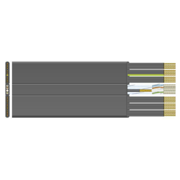 Datwyler FM liftkabel, LZOH-ondersteund, type 8872-F 3 G 2.50+14x1.00+4x2x0.50