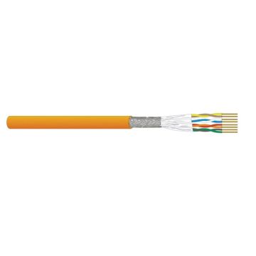 Flexkabel Cat7/F, S/FTP 862Mhz, 7702, Indust.PUR, Eca, oranje (AWG26)