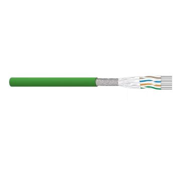 Flexkabel PUR UL, Industrie, Cat7/F, S/FTP 862Mhz, 7702, Eca, groen (AWG26)