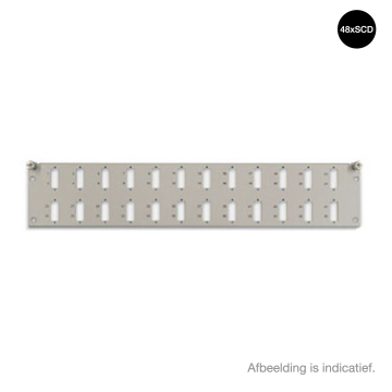 FO front 2HE, 48v SC Duplex, OV-T/OV-S, RAL9005