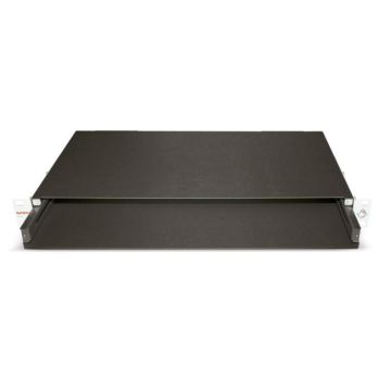 FO lade 1HE, 19inch OV-T, excl.Front, RAL7035, H45xB440xD254