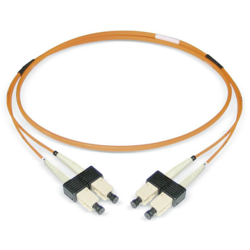 Glasvezel Patchkabel, OM2, DX, SC/pc-SC/pc, LSZH, Oranje, 5m, Oval