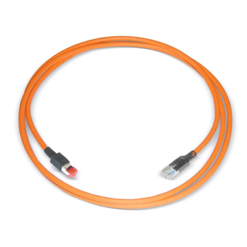 Patchkabel GG45-RJ45, 1000Mhz, LSOH/STP, oranje, 1 m