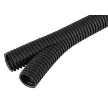 Flexibele Buis, Deelbaar NW20, Co-flex-PP zwart, 50m