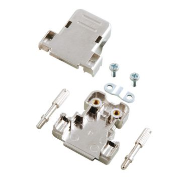 Gemetaliseerde kap, korte pen, 25 polig