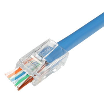 IDEAL, Cat6A/6 Unschielded RJ45 plug (Feed-Thru doorvoer 0.041-0.048 in connector)