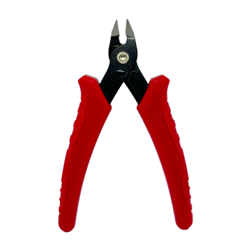 Kniptang 45, met platte zijde tbv dun koper draad