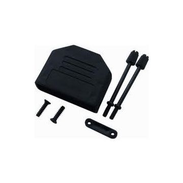 Kunstof kap, Flip-Top, grijs, lange pen, 25 polig