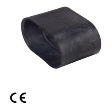 Media-Buis, koppelstuk, zwart