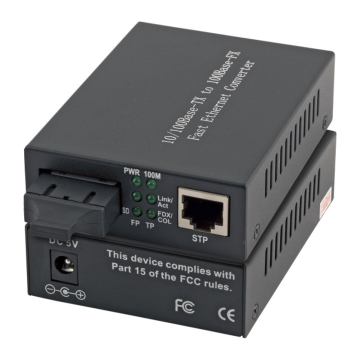 Media Converter Gigabit SM 10/100/1000T naar 1000BaseLX-SC, 10000m