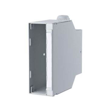 FO DIN Rail REGpro behuizing, leeg, ex front, B50xH128xD132.5mm, grijs