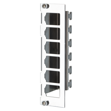 Module Moduledrager 6P, 3HE, Edelstaal