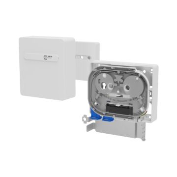 OpDAT ApL Lasbox, compleet, 2 SC/PC adapter met shutter, 2 pigtails G657A1/G652D, OS2