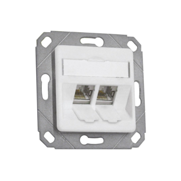 MS/MU, 2v UPK Faceplate 50x50 (leeg), Ral1013