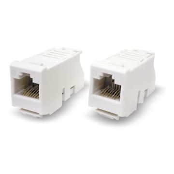 MU 1/8 UTP RJ45 Cat6 Jack module Cat6 - B versie