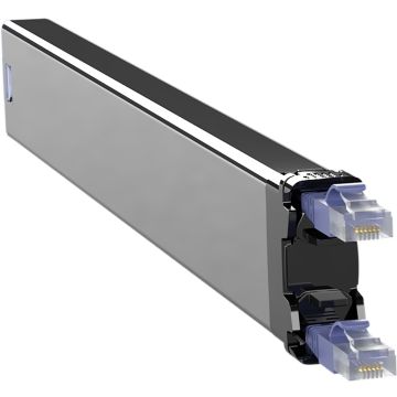 PATCHBOX 365 Cassette, Cat6a/Ea, STP Violet, 0.8m, 8HE bereik, EOL