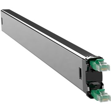 PATCHBOX Plus+ Cassette, Cat6a/Ea, STP Groen, 1.8m, 30HE bereik, EOL