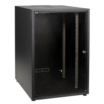 Proline, Patchkast OFFICE 18HE, B600xD600xH871, voor glas-achter plaat, RAL9005