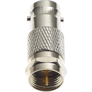 BNC adapter, F-stekker naar BNC -bus, EOL (nog 2 beschikbaar)