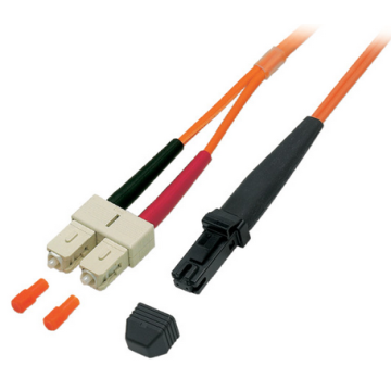 Glasvezel Patchkabel, OM1, DX, MTRJ-SC, 2m, Oranje, opruimprijs!