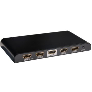 HDMI Splitter 4K, UHD, 3D, 4 poort