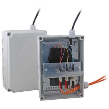 IP66 Distributie Box, LxBxH 255x180x100mm, incl. plt 12xST en 6xSCD, EOL