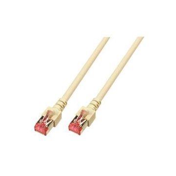 Patchkabel S/FTP, AWG27, Cat6, OD6.2mm, LSOH, grijs, 0.25m, EOL op=op