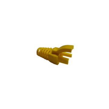 RJ45 Tule geel met lipbescherming 5.7mm
