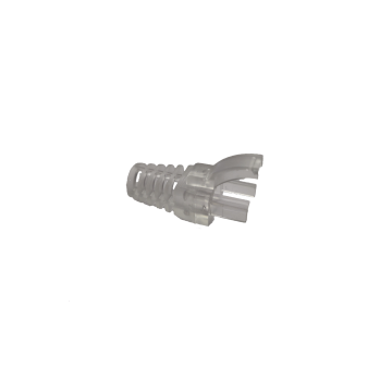 RJ45 Tule transparant met lipbescherming 5.7mm