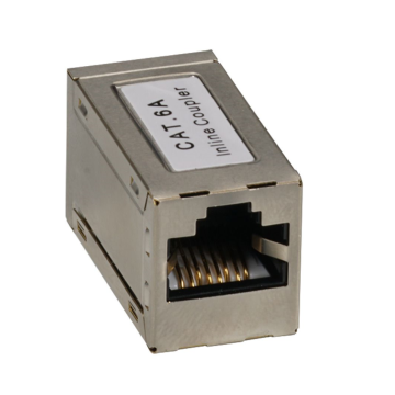 RJ45, Shielded koppelstuk Cat6A, metaal
