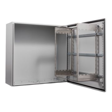 AX IT 19" wandkast, 13HE, B600x350/400, zwenkbaar, max 20kg