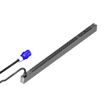 PDU basic, 16A/1F, CEE, 24 x C13/4 x C19, lengte 1095mm