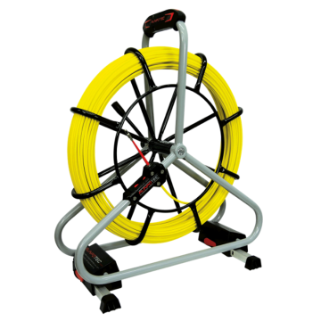 Runpotec, Profi-set glasvezelprofiel OD 6mm RTG6, 80m incl. Haspel